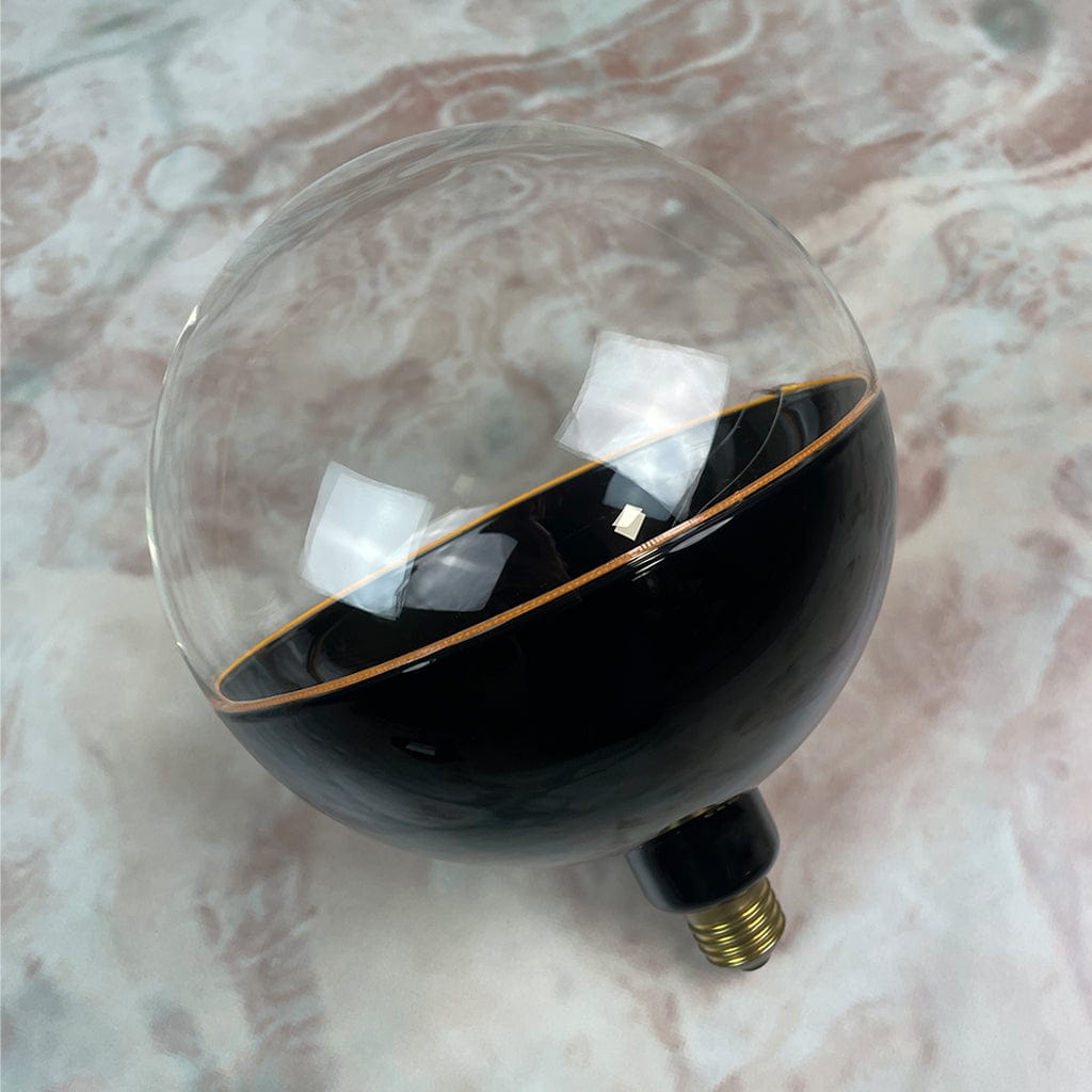 Neptune LED Globe 200mm Black & Clear