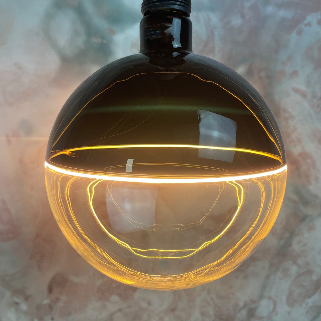 Neptune LED Globe 200mm Black & Clear