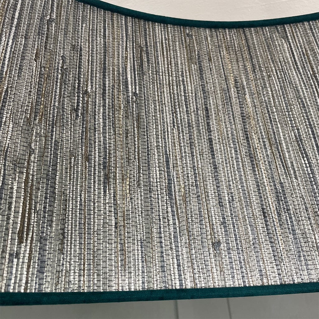 Seri Mineral Wallpaper Lined Pendant Shade with Belvoir Teal