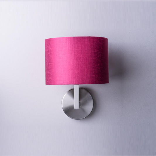 Emma Brushed Steel Wall Light