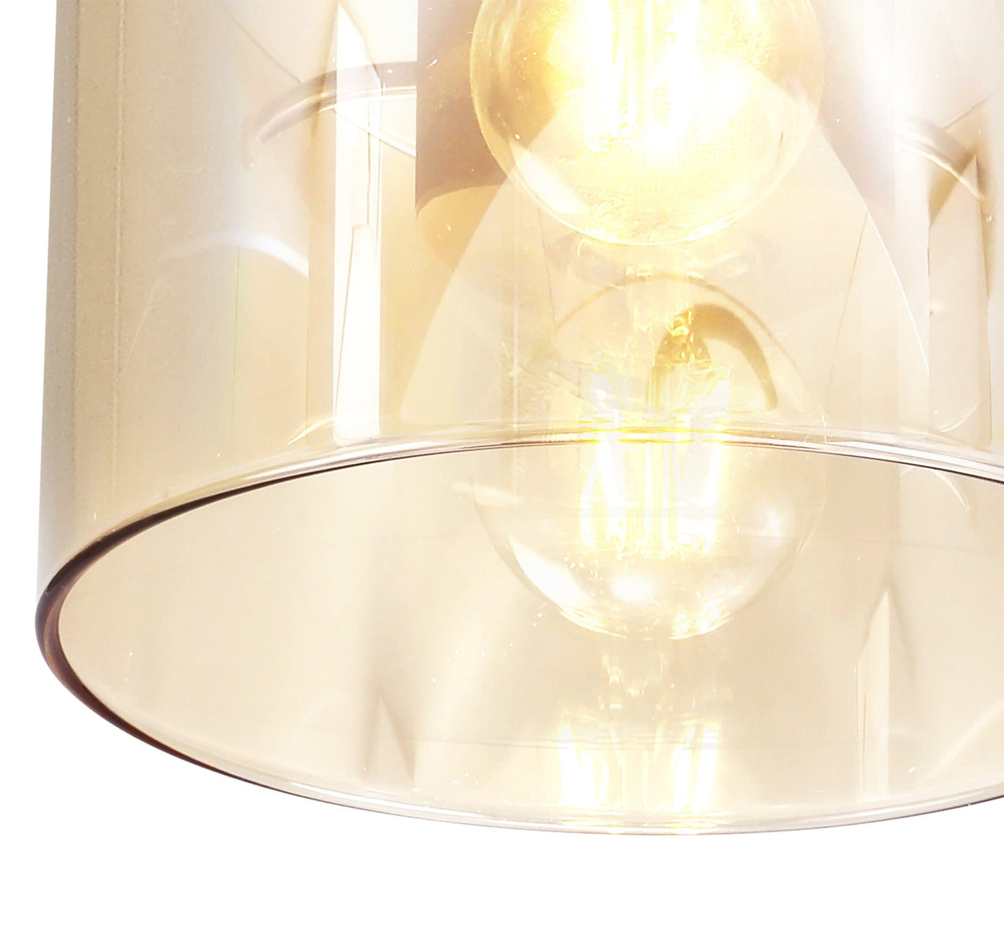 Moonlight Round 1 Light Mocha Flush Ceiling Light
