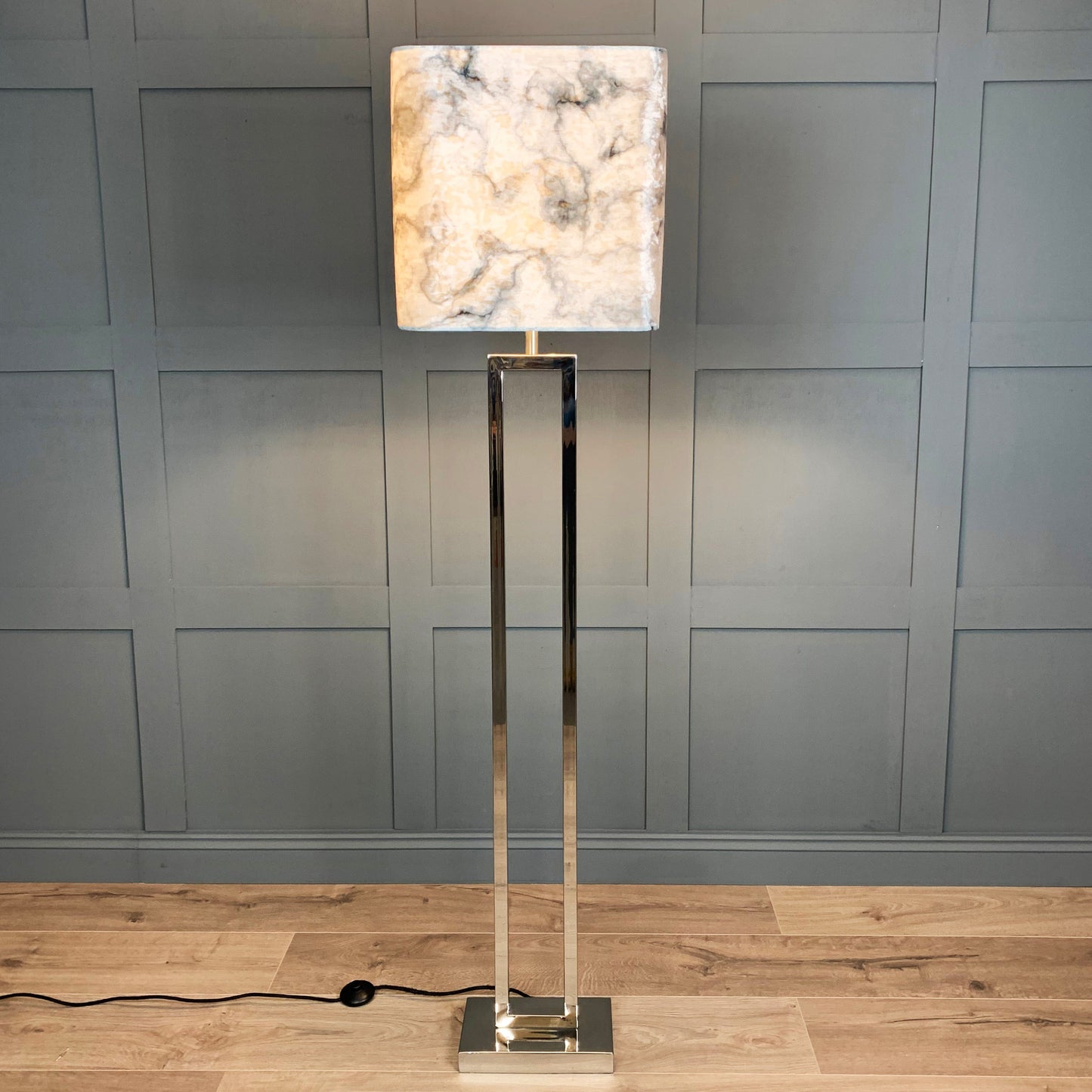 Fitzroy Chrome Floor Lamp Base Only