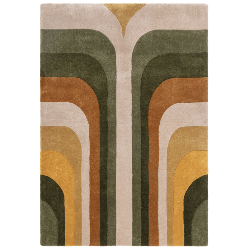 Retro Green Rug