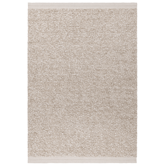 Chunky Taupe Boucle Rug