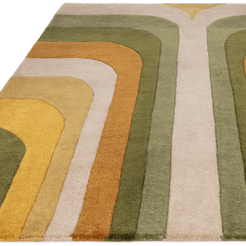 Retro Green Rug