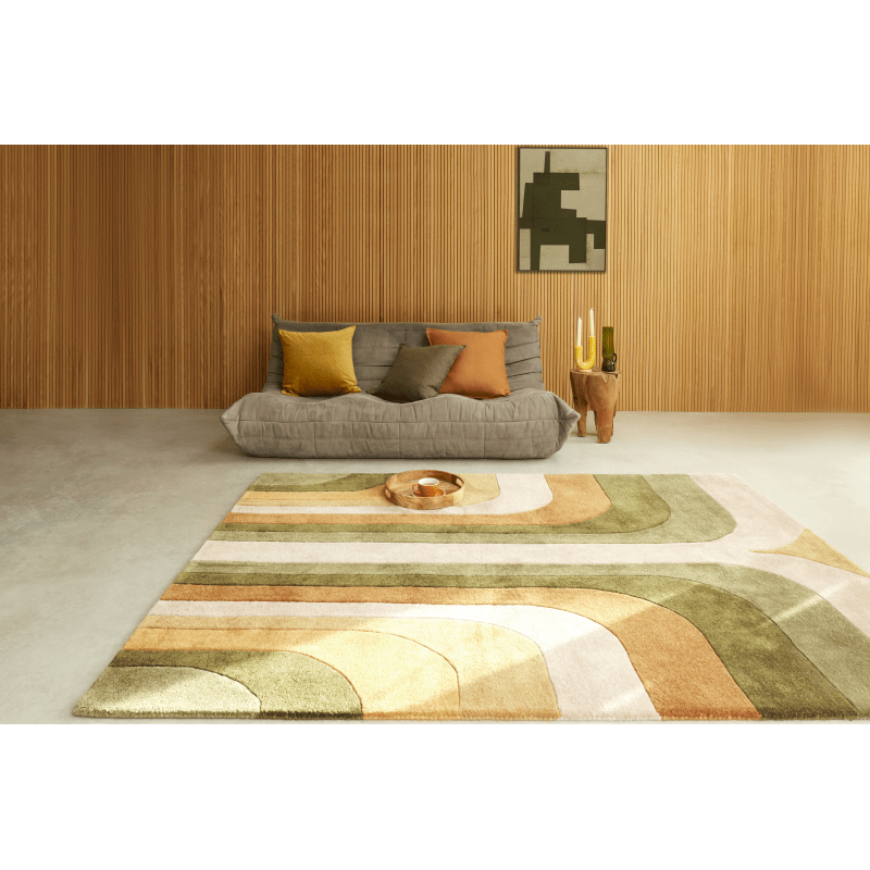 Retro Green Rug