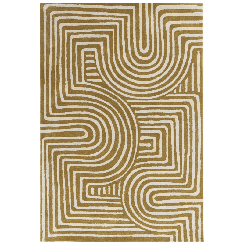 Labyrinth Curved Rug - 3 Colours