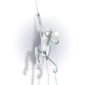 White Monkey Lamp Pendant