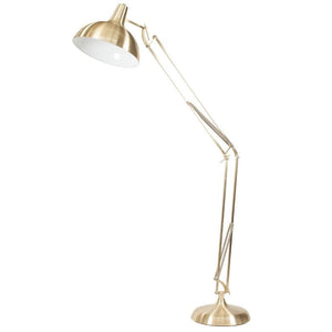 Brass Oversize Task Floor Lamp