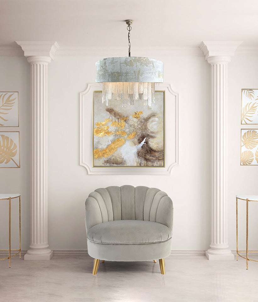 Classical, contemporary, columns, White, gold, Elegance, 