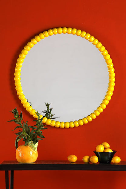 Ruan Round Bobble Mirror