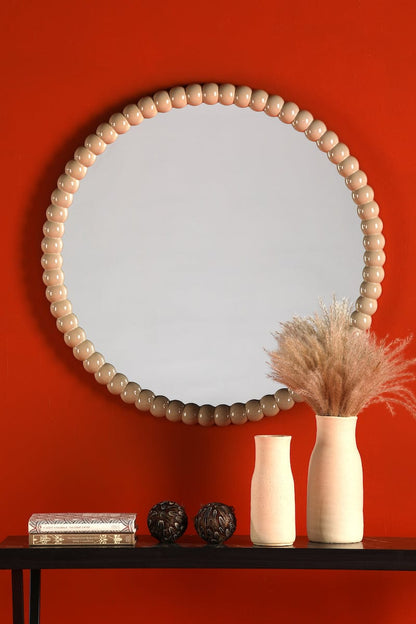 Ruan Round Bobble Mirror