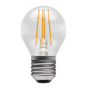 Golfball 3.3W ES Clear Dimmable LED Light Bulb