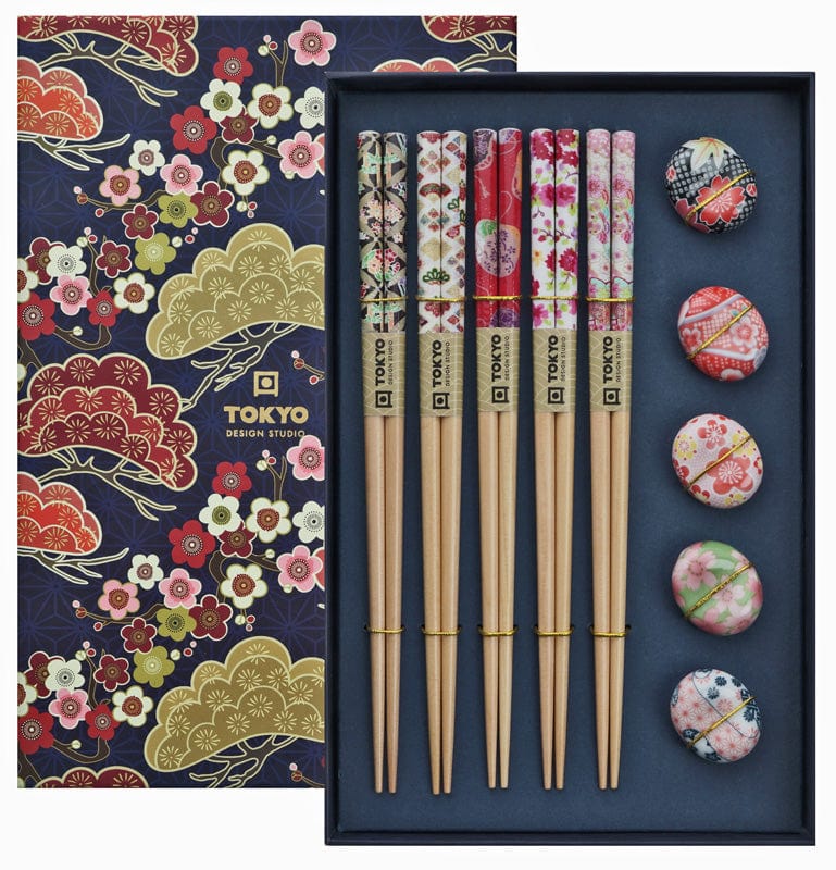 Pebble Chopstick Gift Set