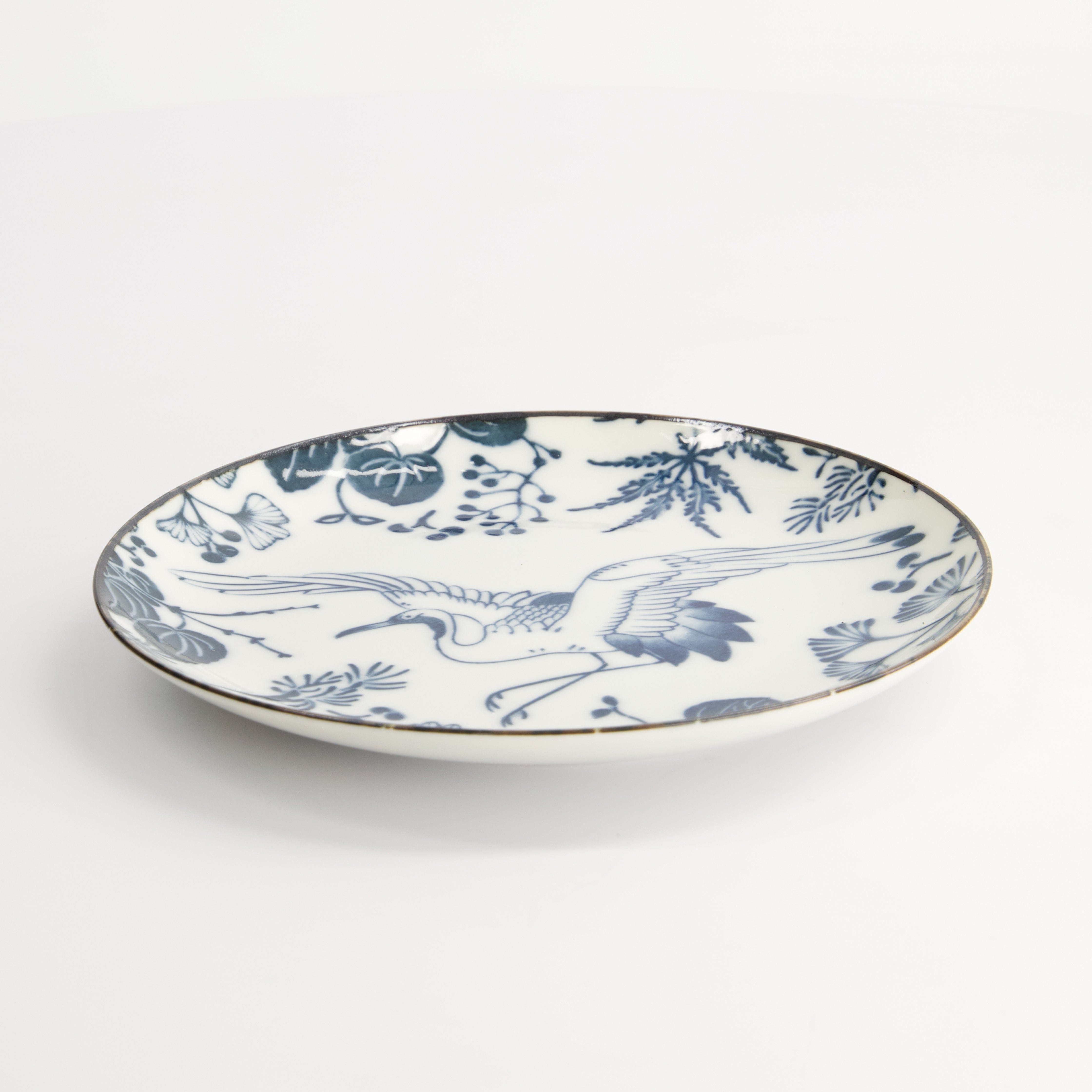 Flora Crane Plate