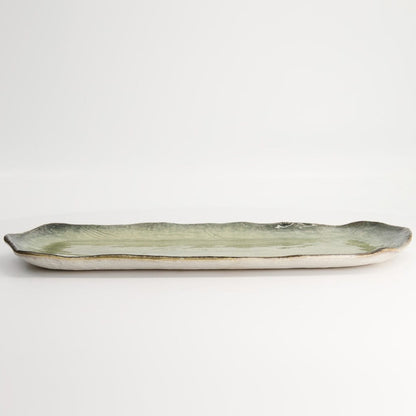 Yamasaki Organic Glassy Green Dinner Plate