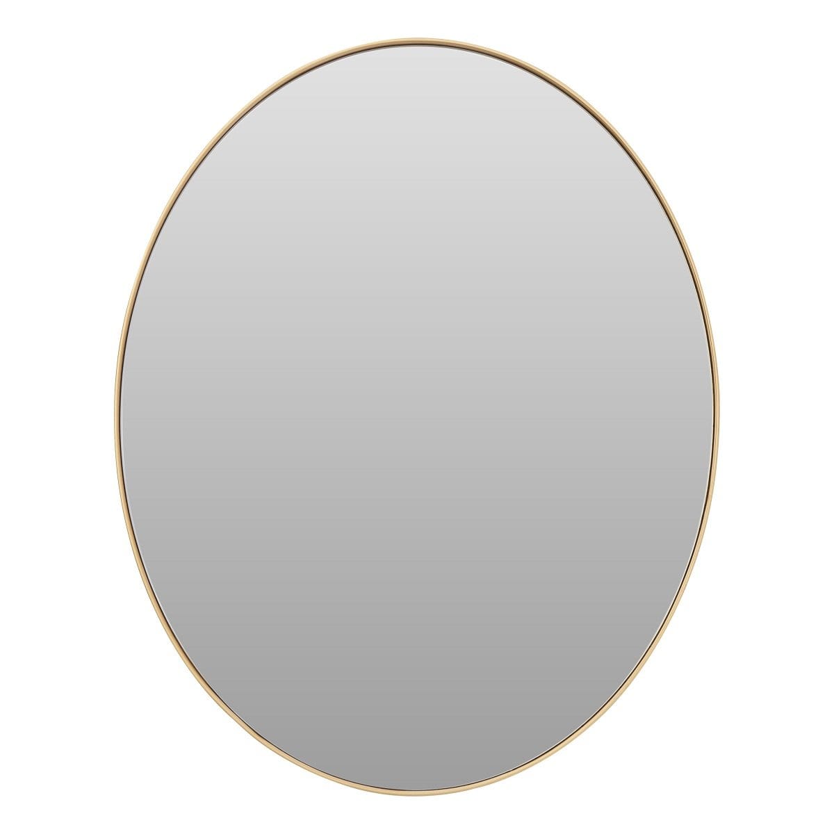 Gold Oval Wall Mirror