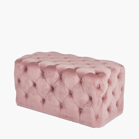 Seraphina Blush Ottoman