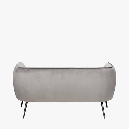 Dove Grey Velvet Sofa
