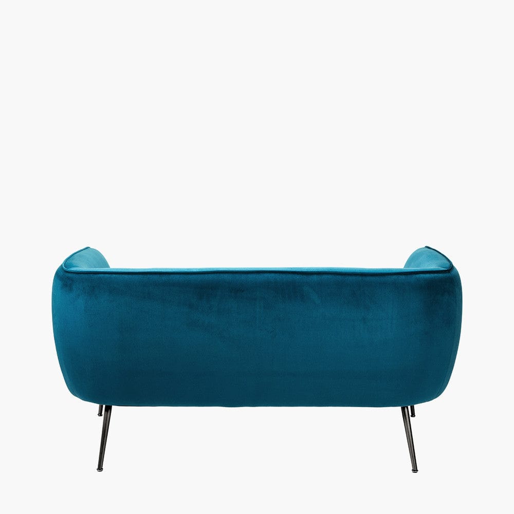 Lucca Sapphire Blue Velvet Sofa