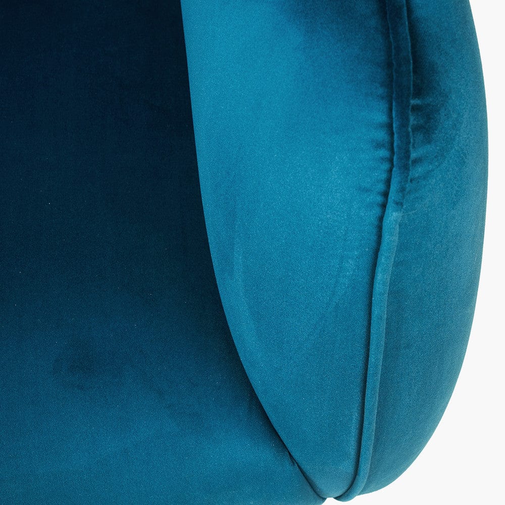 Lucca Sapphire Blue Velvet Sofa