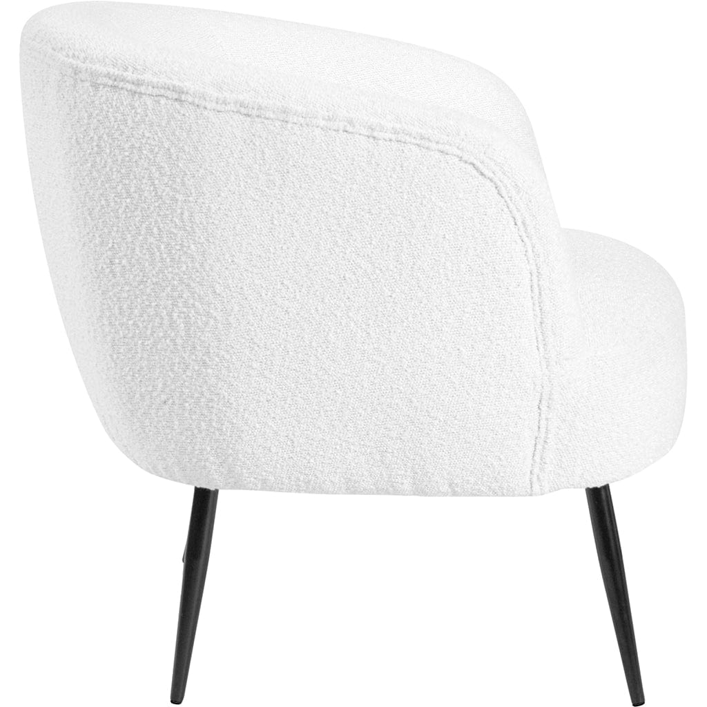 Siena Boucle Tub Chair with Black Legs