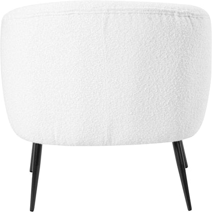 Siena Boucle Tub Chair with Black Legs