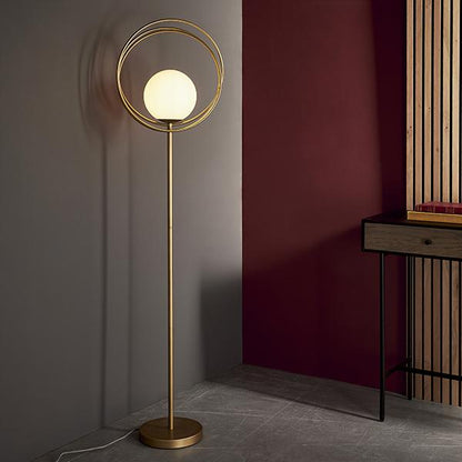 Juno Brushed Gold Floor Lamp