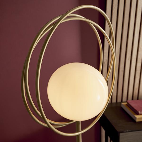 Juno Brushed Gold Floor Lamp