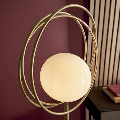 Juno Brushed Gold Floor Lamp