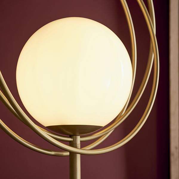 Juno Brushed Gold Floor Lamp