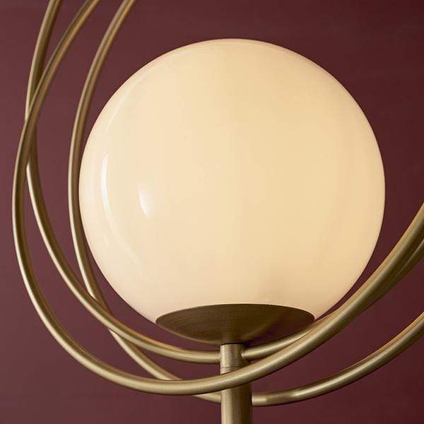 Juno Brushed Gold Floor Lamp