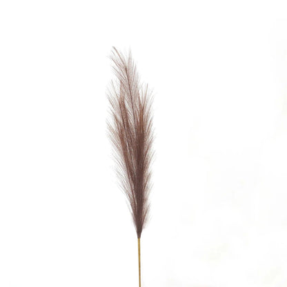 Taupe Faux Pampas Grass Stem (Set of 3)