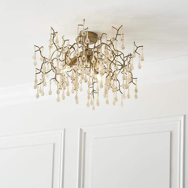 Eve 3 Light Semi Flush Ceiling Light