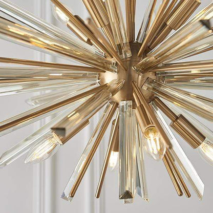 Nova 8 Light Antique Brass Pendant