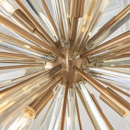 Nova 8 Light Antique Brass Pendant