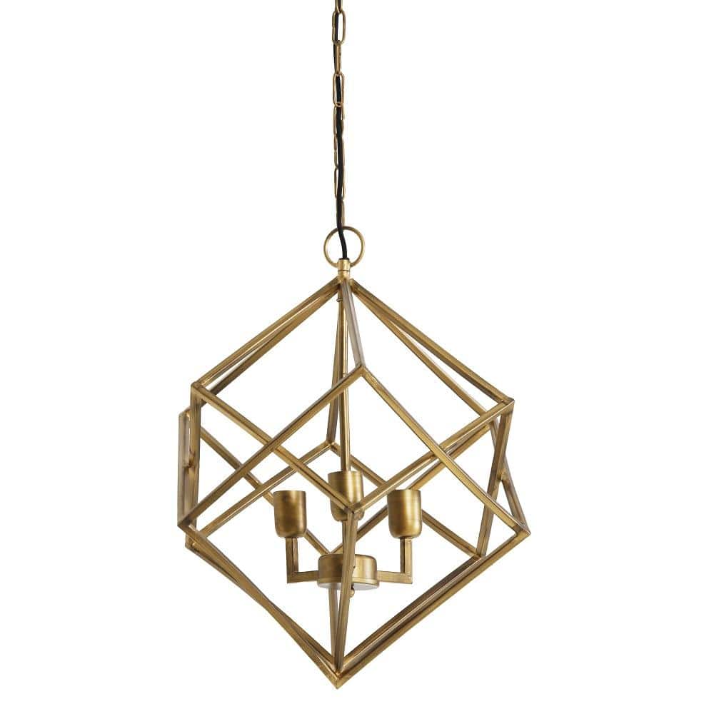 Drizella 3 Light Gold Pendant