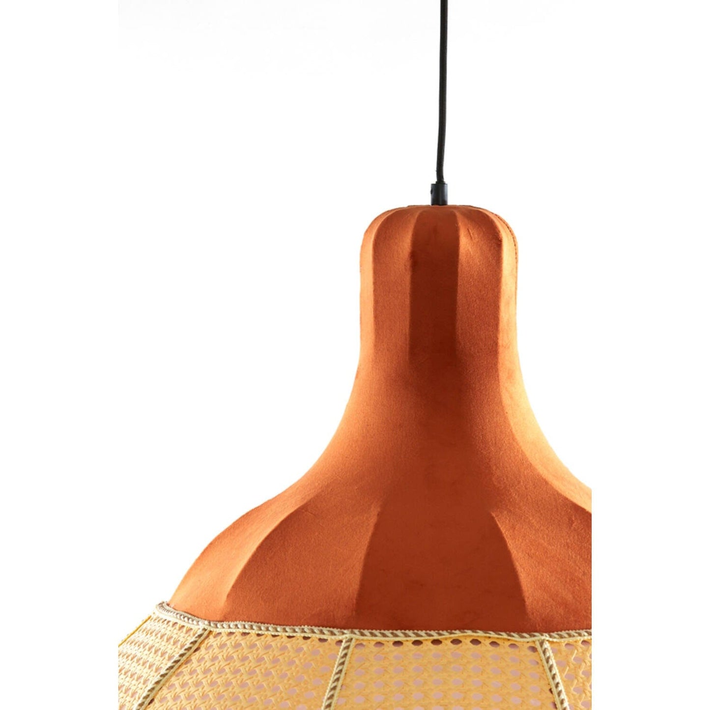 Mizia Velvet Medium 50cm Orange Pendant