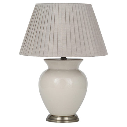 Ceramic Table Lamp with Shade