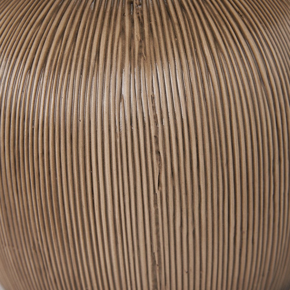 Greta Brown & Black Textured Ceramic Table Lamp