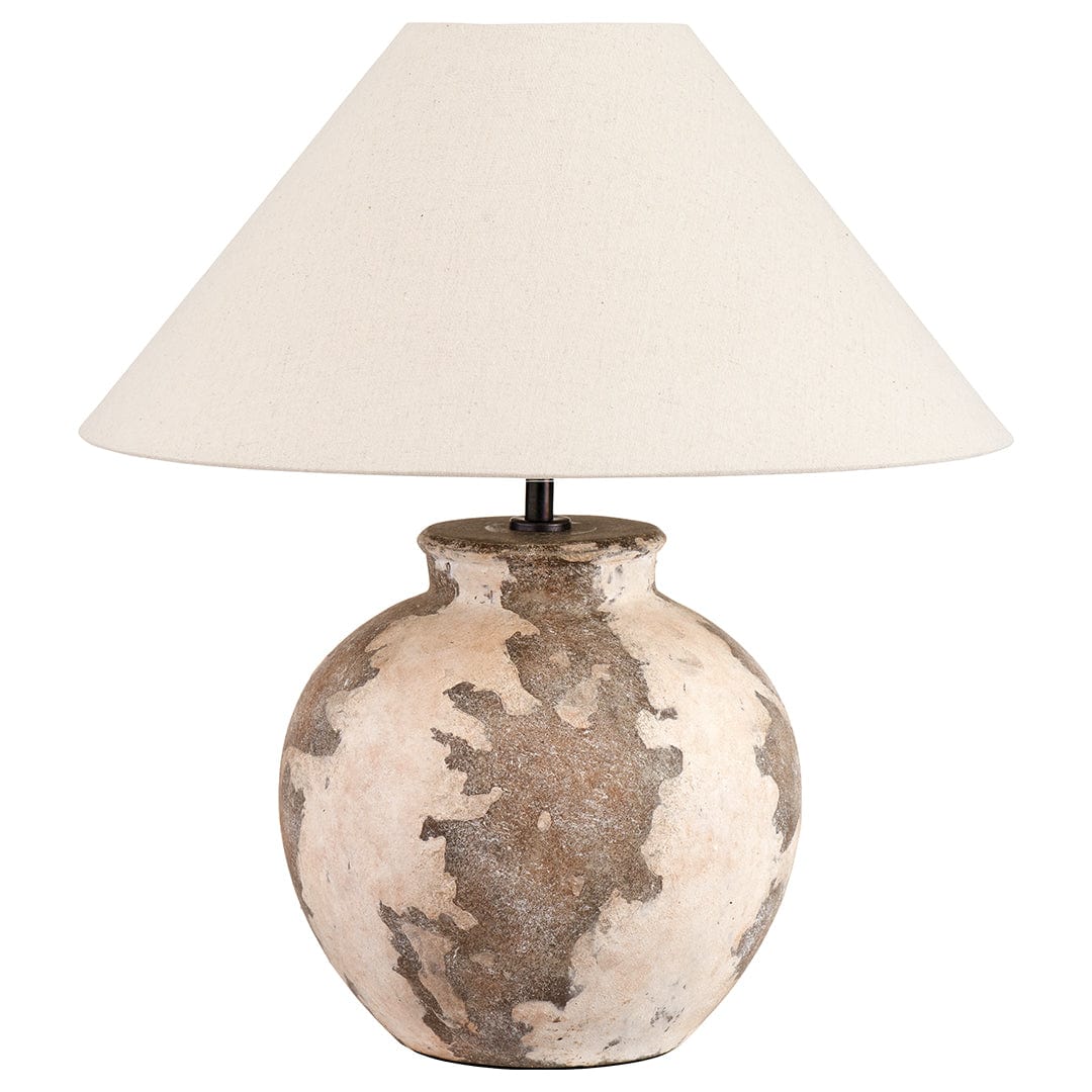 Lulia Antique Finish Stoneware Table Lamp Base