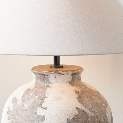 Lulia Antique Finish Stoneware Table Lamp Base