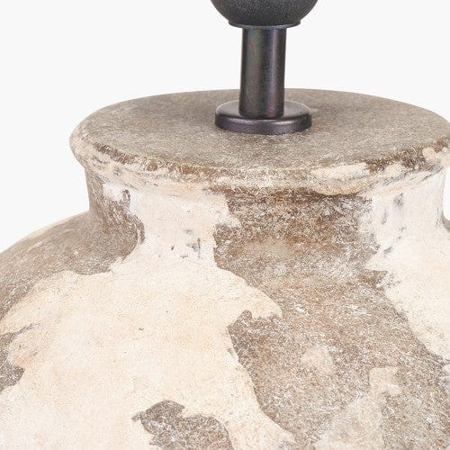 Lulia Antique Finish Stoneware Table Lamp Base