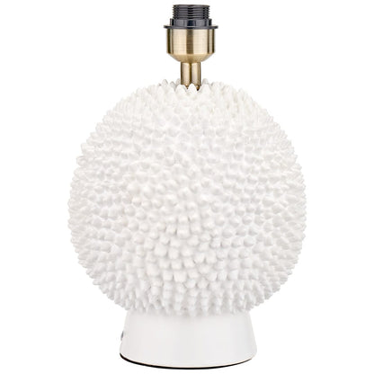 Wrenley Cream Ceramic Sea Urchin Table Lamp Base