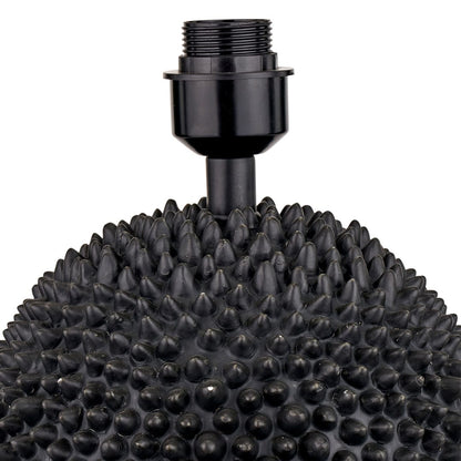 Wrenley Black Ceramic Sea Urchin Table Lamp Base