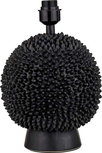 Wrenley Black Ceramic Sea Urchin Table Lamp Base