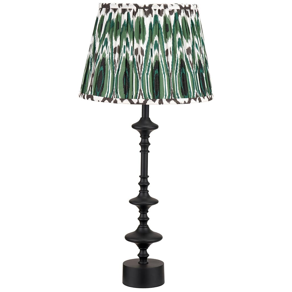 Emilio Matt Black Candlestick Table Lamp Base