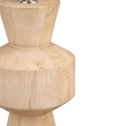 Koa Natural Mango Wood Contemporary Table Lamp Base