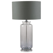 Grey Ombre Glass Table Lamp