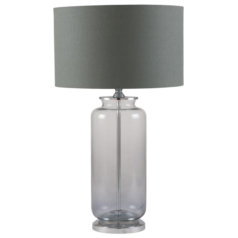 Grey Ombre Glass Table Lamp